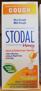 Cough Syrup - Stodal Honey (Boiron) NOT AVAILABLE
